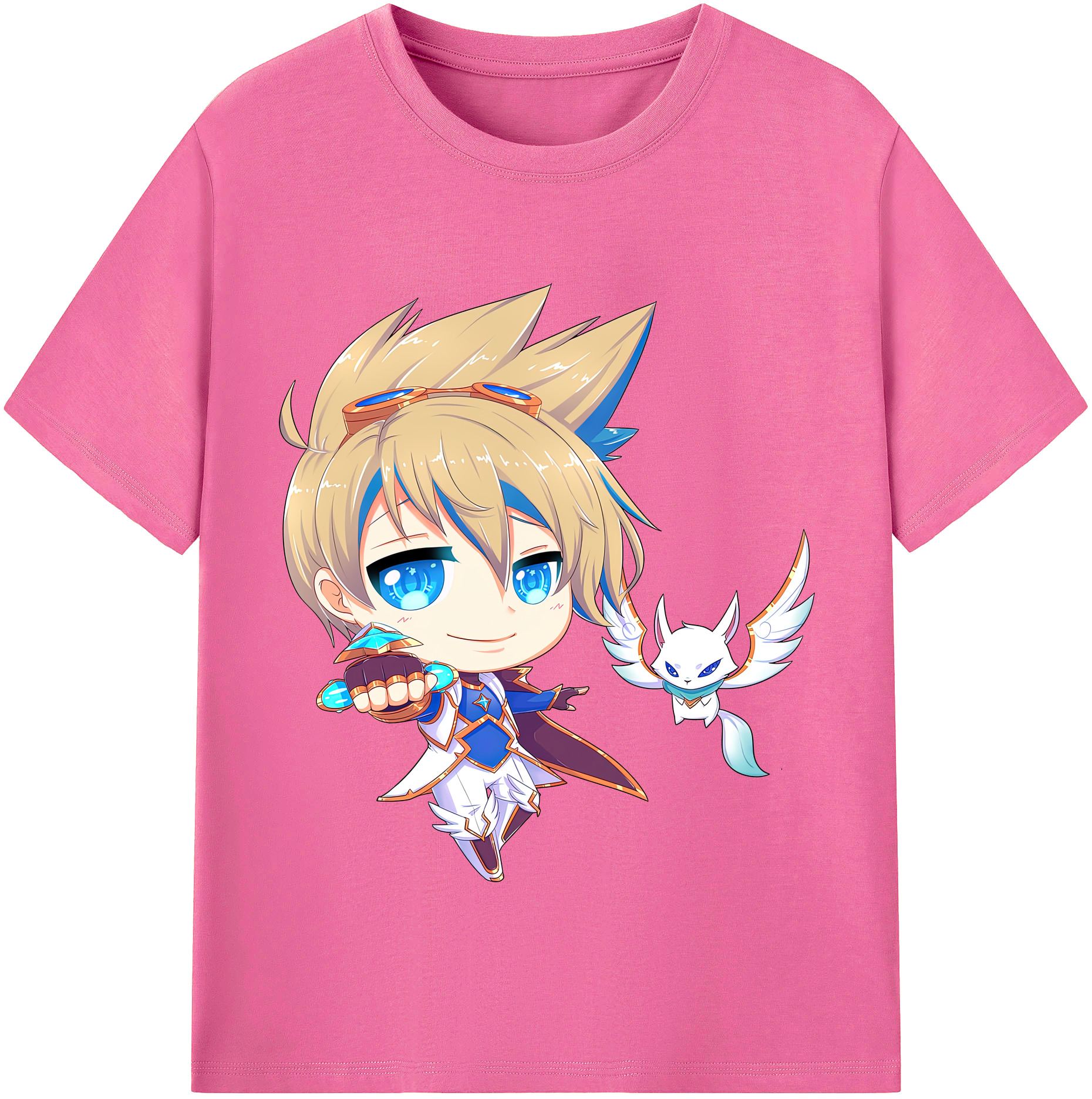 リーグ・オブ・レジェンド League of Legends LOL レディースカジュアルプリントTシャツ（綿100％）